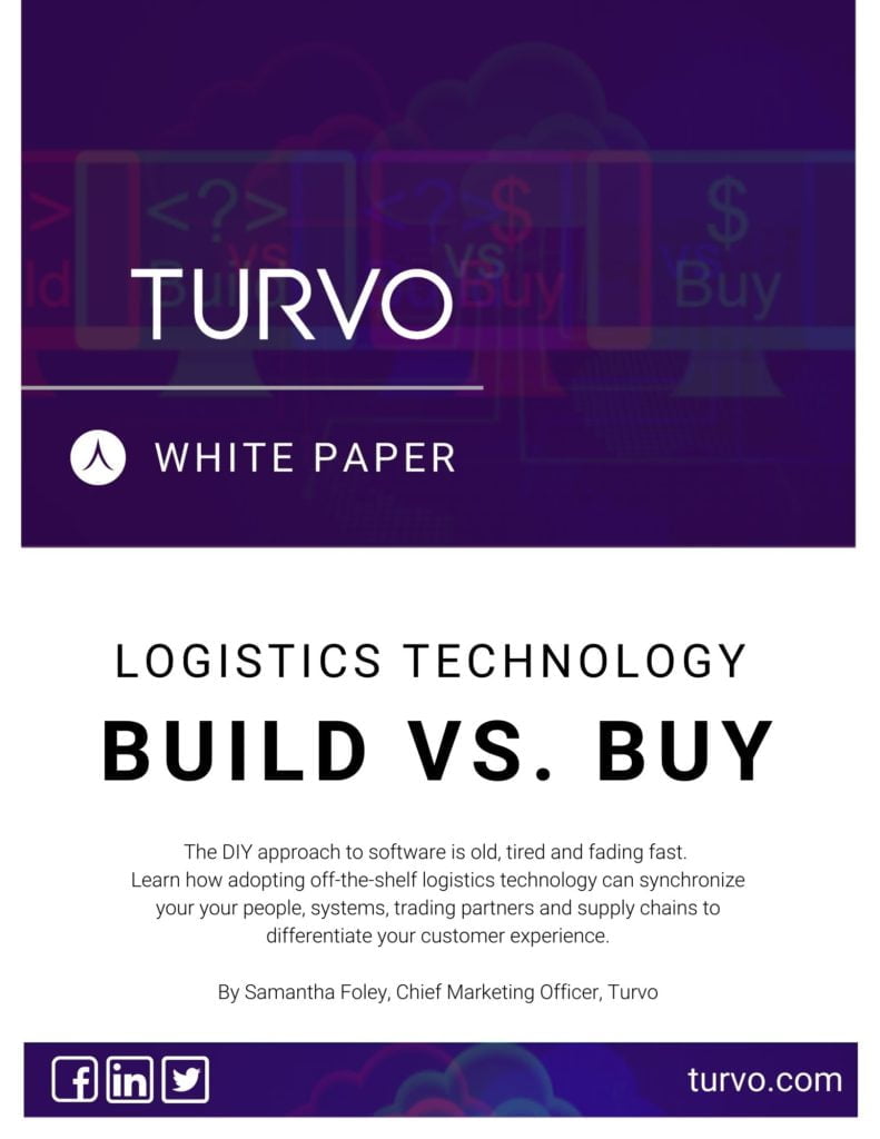 logistics tech build vs buy
