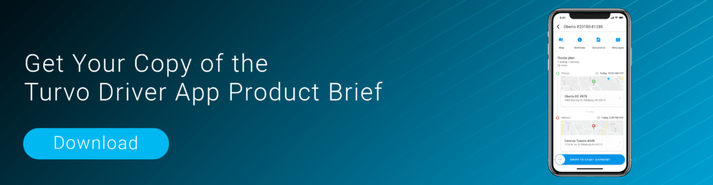 Driver App Product Brief