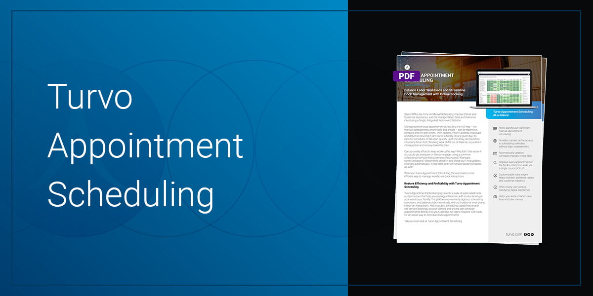 Appointment Scheduling Turvo Appointment Scheduling Turvo